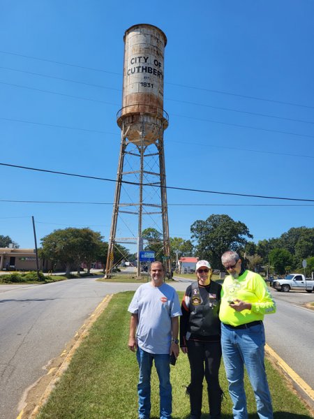 Kevin Gomes (Left) - Cuthbert Water Tower